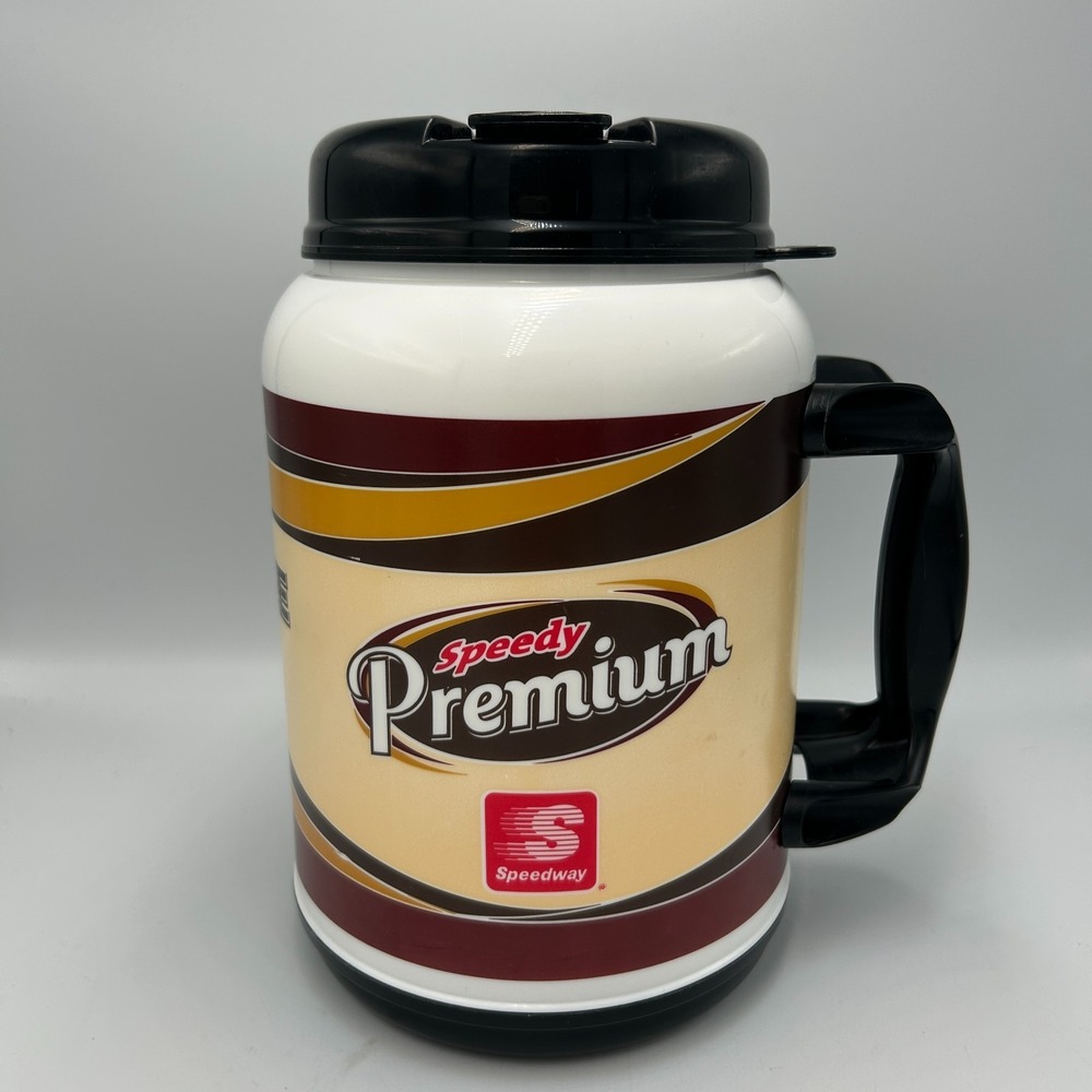 Coffee Mug Jumbo 64oz Travel‎ Tumbler Jug Insulated Whirley Thermo Mega Speedway